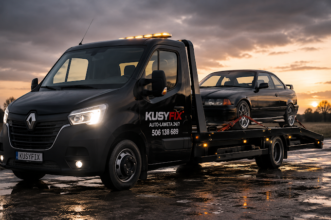 KusyFix auto-laweta i pomoc drogowa